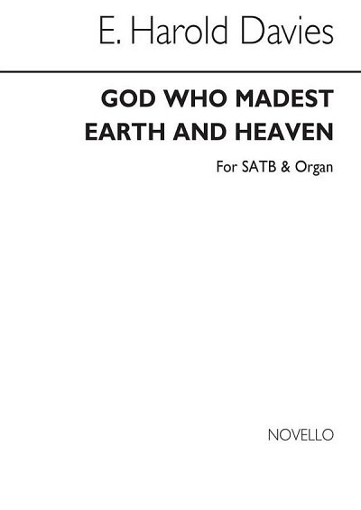 God Who Madest Earth And Heaven, GchOrg (Chpa)