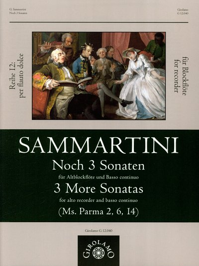 G. Sammartini: Noch 3 Sonaten, ABlfBc (Pa+St)