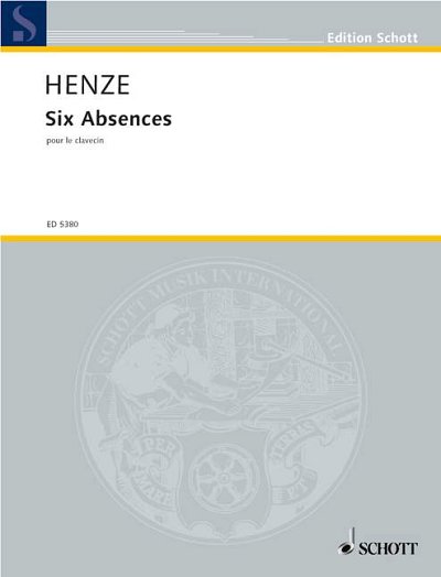 DL: H.W. Henze: Six Absences, Cemb