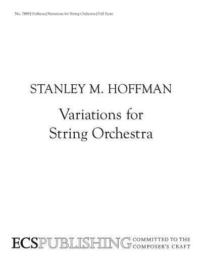 Variations for String Orchestra, Sinfo (Part.)