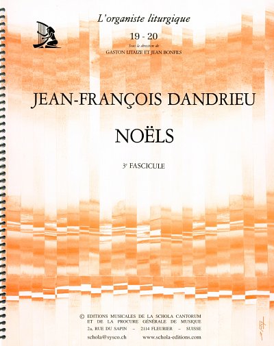 J.-F. Dandrieu: Noels (Fasc. III), Orgel