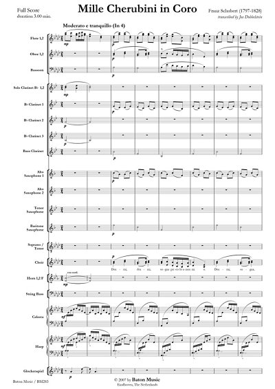 F. Schubert: Mille Cherubini in Coro (Pa+St)