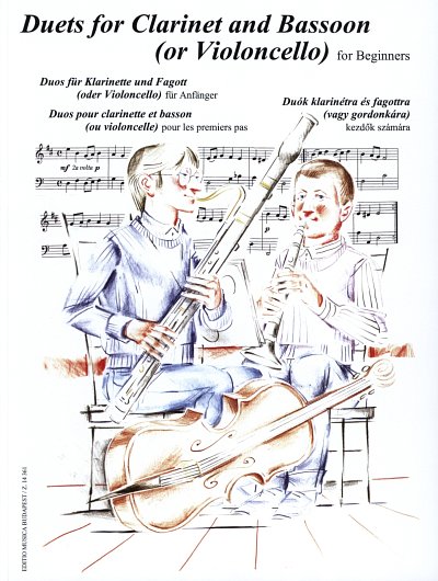 P. Perenyi: Duos für Klarinette und Fagot, KlarFag/Vc (Sppa)