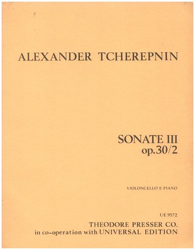 AQ: T. Alexandre: Sonate Nr. 3 op. 30/2  (B-Ware)
