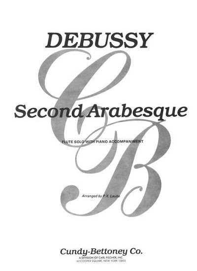 C. Debussy: Second Arabesque, FlKlav (KASt)