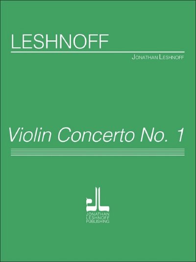 L. Jonathan: Violin Concerto No. 1, VlOrch (Part.)