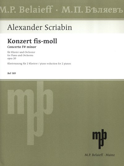 A. Skrjabin: Konzert Fis-Moll Op 20 - Klav Orch