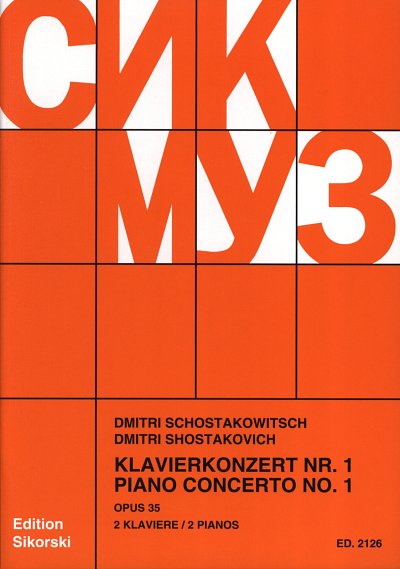 D. Schostakowitsch: Konzert 1 C-Moll Op 35 - Klav Orch