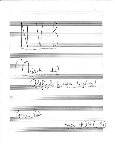 N.V. Bentzon: Musik Til Ildfuglen Op.497