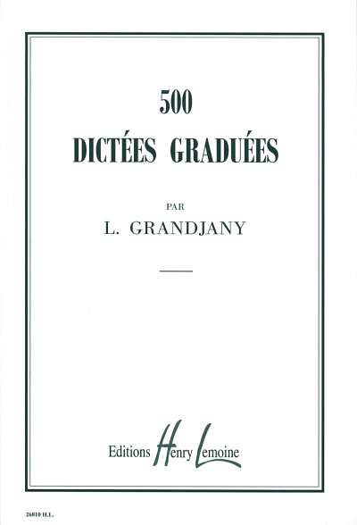 Grandjany L.: 500 Dictees Graduees