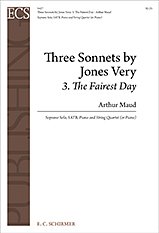 Three Sonnets by Jones Very: No 3 The Faire, GchKlav (Part.)