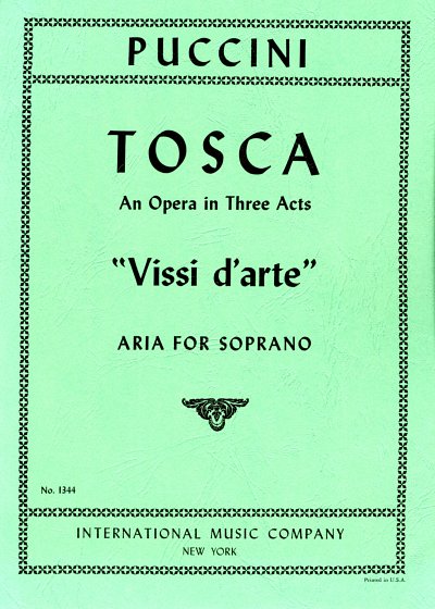 G. Puccini: Vissa D'Arte (Part.)