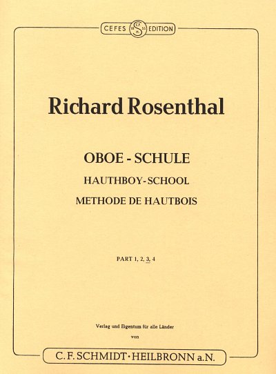 R. Rosenthal: Oboe-Schule 3, Ob
