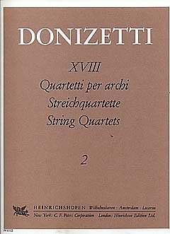 G. Donizetti: Quartett 2 A-Dur