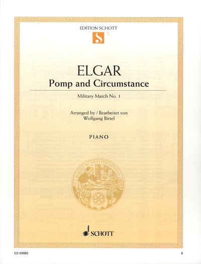 E. Elgar: Pomp and Circumstance op. 39/1, Klav