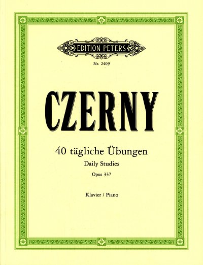 C. Czerny: 40 tägliche Übungen op. 337, Klav