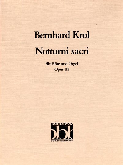 B. Krol: Notturni sacri op. 113