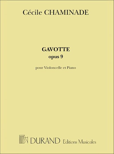 C. Chaminade: Gavotte, Opus 9 (Part.)