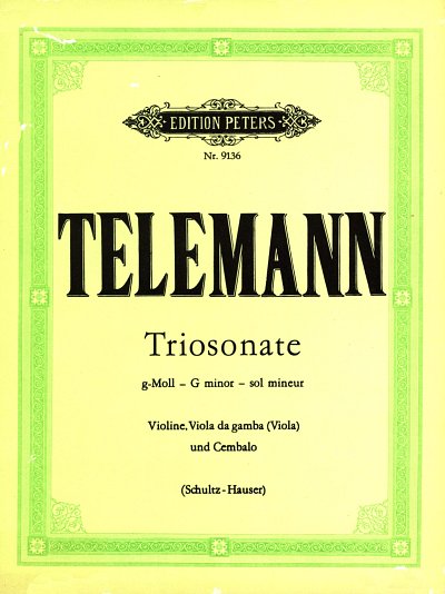 AQ: G.P. Telemann: Triosonate G-Moll (B-Ware)