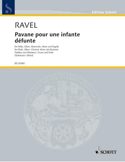 DL: M. Ravel: Pavane pour une infante défunt, FlObKlHrFg (Pa