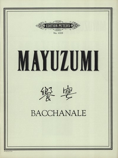 Mayuzumi Toshiro: Bacchanale