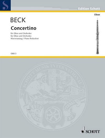C. Beck: Concertino , ObOrch (KASt)
