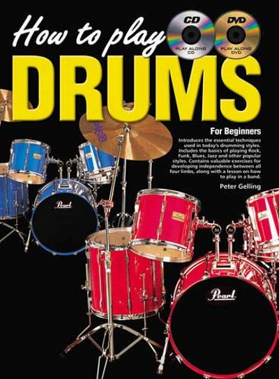 G. Turner: How To Play Drums, Schlagz (Bu+CD)