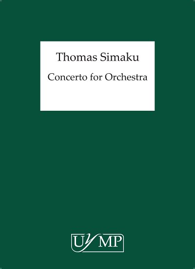 T. Simaku: Concerto For Orchestra, Sinfo (Part.)