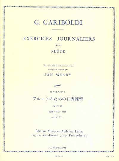 G. Gariboldi: Exercices Journaliers Op. 89 , Fl