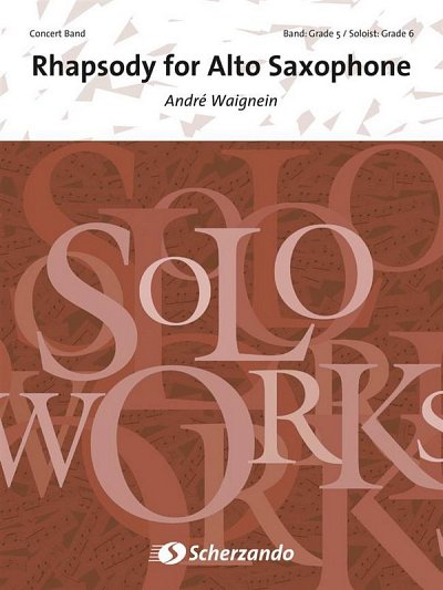 A. Waignein: Rhapsody for Alto Saxophone (Pa+St)