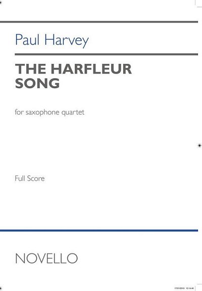 P. Harvey: The Harfleur Song, 4Sax (Stp)