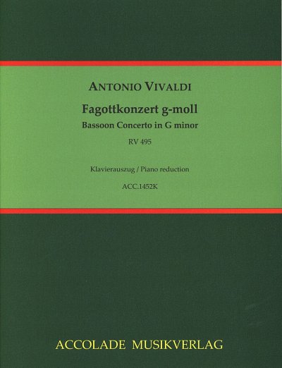 A. Vivaldi: Konzert g-moll RV 495, FagStrBc (KA)