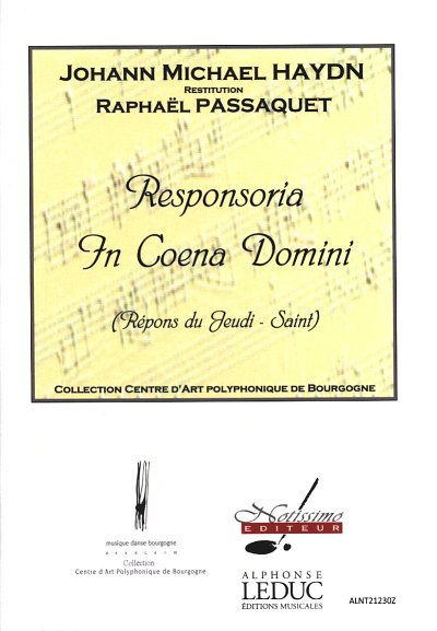 AQ: M. Haydn: Responsoria In Coena Domini Repons J, (B-Ware)