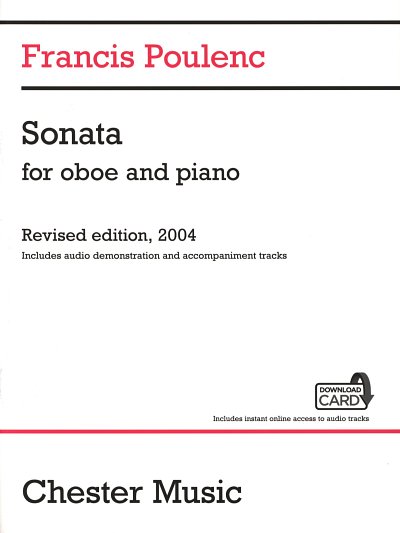 F. Poulenc: Sonata for Oboe and Piano, ObKlav (+OnlAudio)