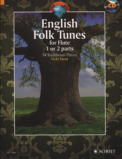 AQ: V. Swan: English Folk Tunes, 1-2Fl (+CD) (B-Ware)