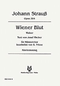 J. Strauß (Sohn): Wiener Blut op. 354 , Mch4Klav (Part.)