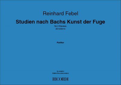 R. Febel: Studien nach Bachs Kunst der Fuge (KlavpaSt)