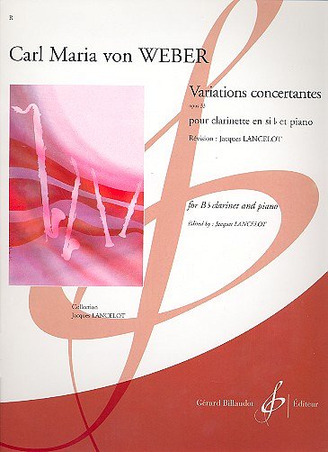 C.M. von Weber: Variations Concertantes , KlarKlv (KlavpaSt)