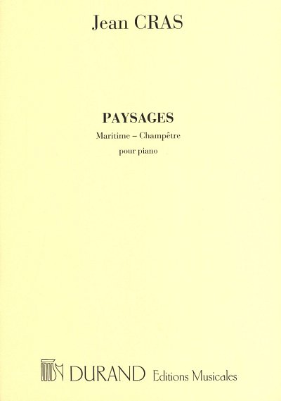 J. Cras: Paysages Piano