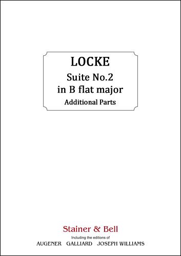 M. Locke: Suite No. 2 in B flat major, StrBc (Stsatz)