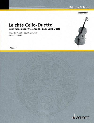 M. Bendik: Leichte Cello-Duette 2, 2Vc (Sppa)