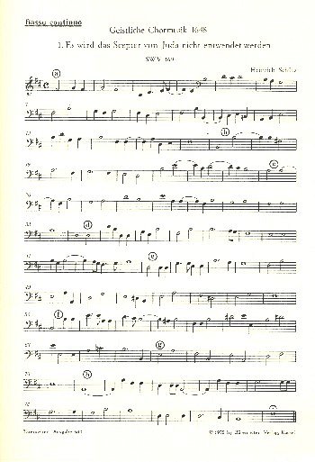 H. Schütz: Geistliche Chormusik 1648 SWV 369-397