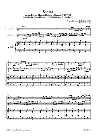 DL: J.S. Bach: Sonata aus der Kantate 