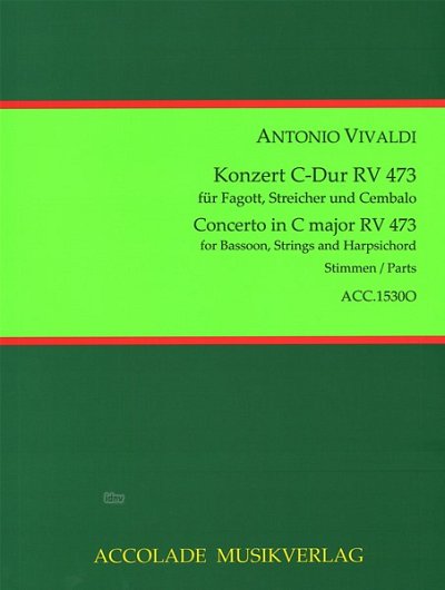 A. Vivaldi: Konzert Nr. 9 RV 473 C-Dur, FagStrBc (Stsatz)