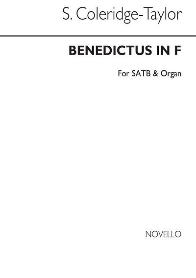 S. Coleridge-Taylor: Benedictus In F, GchOrg (Chpa)