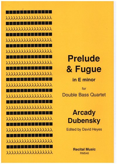 D. Heyes: Prelude and Fugue In E Minor (Pa+St)