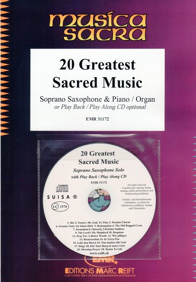 DL: 20 Greatest Sacred Music, SsaxKlav/Org