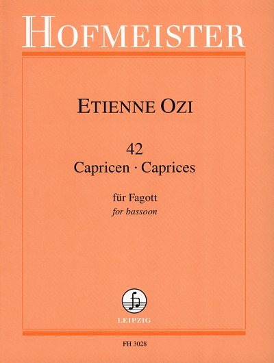 O. Etienne: 42 Capricen, Fag
