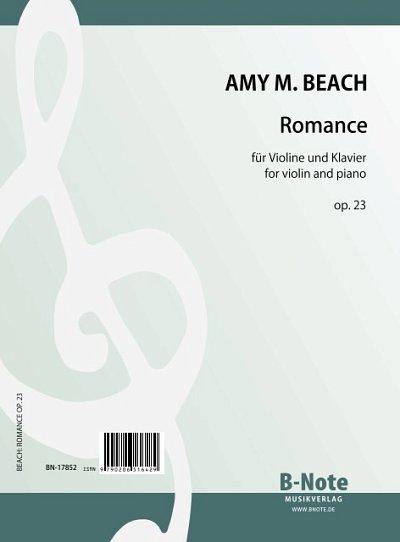 A. Beach: Romanze op. 23, VlKlav (KlavpaSt)