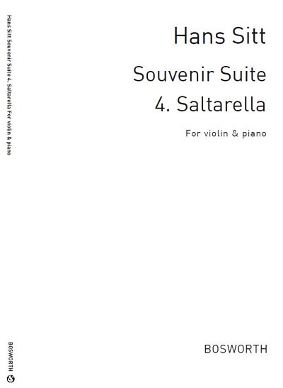 H. Sitt: Saltarella Souvenir Suite Op.105, VlKlav (KlavpaSt)